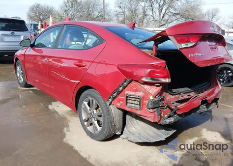 2018 Hyundai Elantra Sel from USA, damaged, VIN 5NPD84LF2JH253777